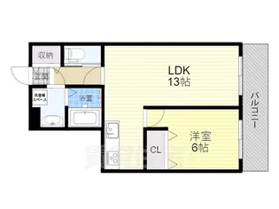 セイントプレイス【4階】の間取り