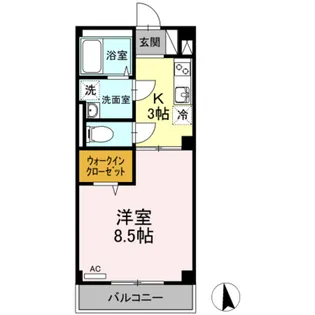 EtoileB【3階】の間取り