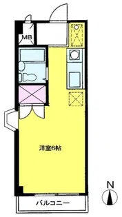 クレスト北町【3階】の間取り