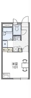 レオパレスエミライズ【1階】の間取り