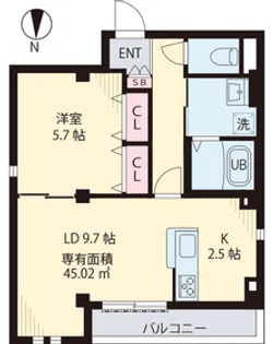 M・A Park Kiba【3階】の間取り