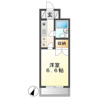 リバーコート成瀬【1階】の間取り