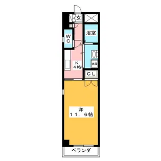 かむろビル 西館【2階】の間取り