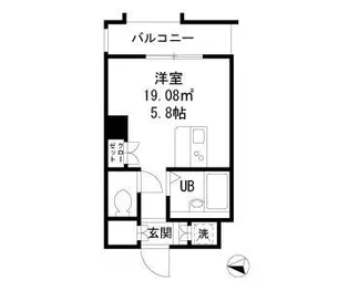 ダイヤモンドレジデンス新宿【5階】の間取り