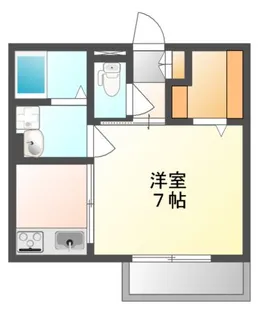 ラシーネ内本町【1階】の間取り