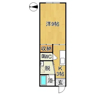 タイムコーポI【2階】の間取り