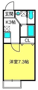 ラ・プリマベーラ霞ヶ関II【2階】の間取り