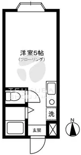 ハイツベルモント【2階】の間取り
