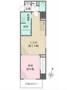フレア・F【2階】の間取り