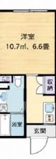 ベックアパートメント西所沢【1階】の間取り