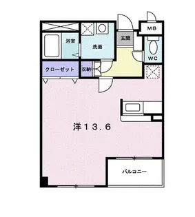 カーサ・エスポワール【3階】の間取り