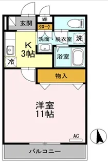 新潟県新潟市西区ときめき東1【マンション】の間取り