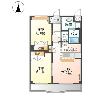 コンフォート レジデンス【1階】の間取り