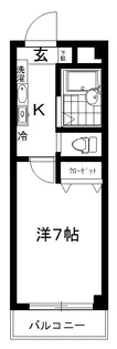 ヴァンベール瑞江【4階】の間取り