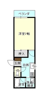 パークハウス子安【1階】の間取り