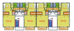 メイプルハイツJ【2階】の間取り