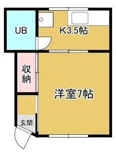 壱番館A【1階】の間取り
