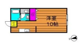 片島サンプラザ【1階】の間取り