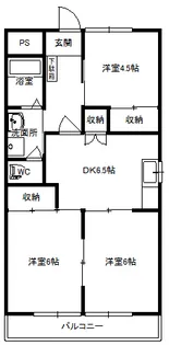 大嶋レジデンス【1階】の間取り