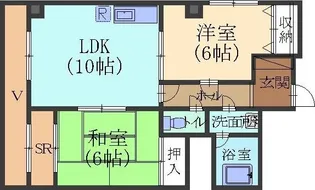 ビエントーレ【3階】の間取り