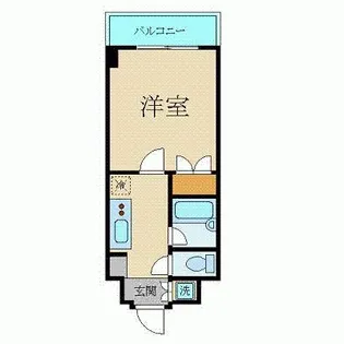 プレール東神田【5階】の間取り