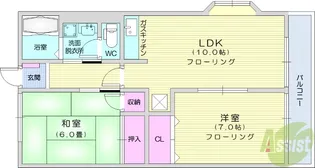 ルミコートT【2階】の間取り