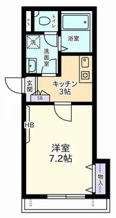 フラット・ミタニ【1階】の間取り