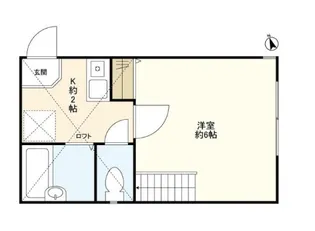 【ハイフィールドII】【1階】の間取り
