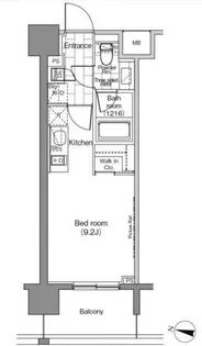 パークハビオ恵比寿【5階】の間取り