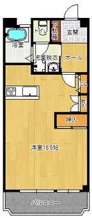 グランドゥール・フレア【1階】の間取り