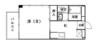 メゾンクロスオーバー【2階】の間取り