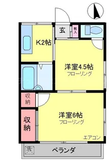 ハイツ拾萬石【2階】の間取り