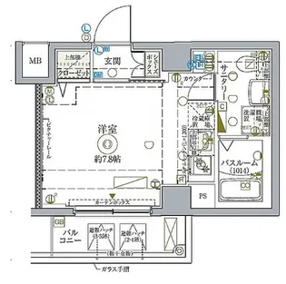 クレヴィスタ方南町【4階】の間取り