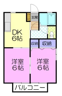 リバティオオツカ【2階】の間取り