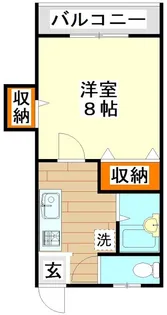 福岡県飯塚市伊岐須【アパート】の間取り