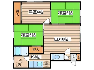 ハイツK.F【2階】の間取り