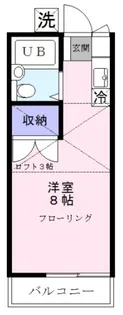 1Rの間取り画像