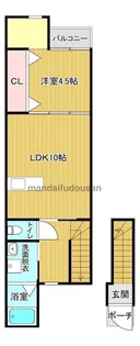 Kind Falcon【2階】の間取り