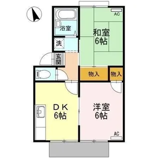 アーバン ツインピア 2棟【1階】の間取り