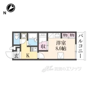 レオパレス愛【3階】の間取り
