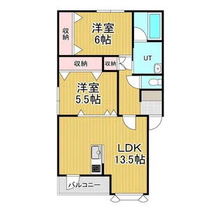 ボーベル【2階】の間取り
