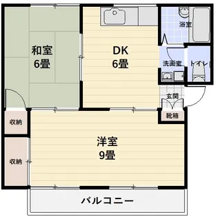 プレジール大島 A【1階】の間取り