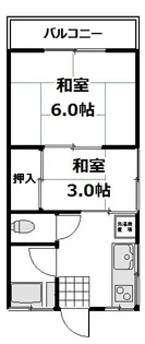 堤荘【1階】の間取り
