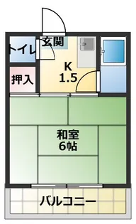 サンエリート イナバ【2階】の間取り