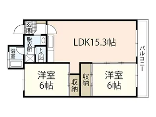 ユーバーハイツ【4階】の間取り