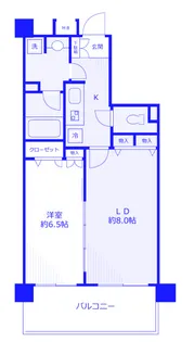 埼玉県さいたま市大宮区浅間町2【マンション】の間取り