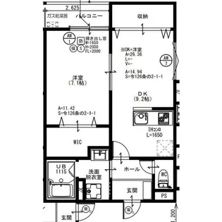 アート星田駅前【1階】の間取り
