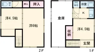 東京都葛飾区奥戸1【一戸建】の間取り