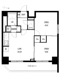 東京都足立区扇3【マンション】の間取り