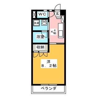 U・TOPIA 62【4階】の間取り